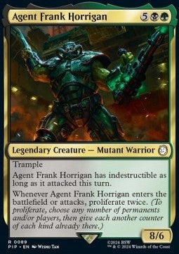 Agent Frank Horrigan PIP-89 Rare EX Englisch