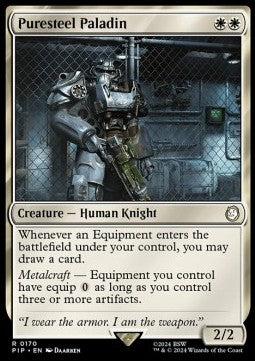 Puresteel Paladin PIP-170 Rare Excellent Englisch