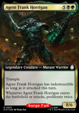 Agent Frank Horrigan (V.3) XPIP-933 Rare Excellent Englisch Foil