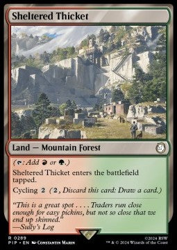 Sheltered Thicket PIP-289 Rare Near Mint Englisch
