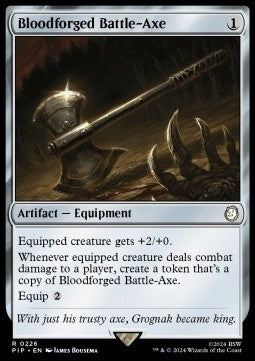 Bloodforged Battle-Axe PIP-226 Rare Excellent Englisch