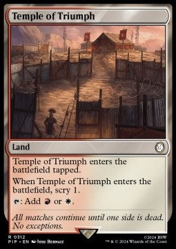 Temple of Triumph PIP-312 Rare Near Mint Englisch