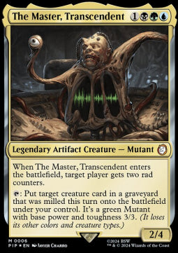 The Master, Transcendent PIP-6 Mythic Excellent Englisch Foil