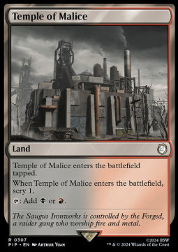 Temple of Malice PIP-307 Rare Excellent Englisch