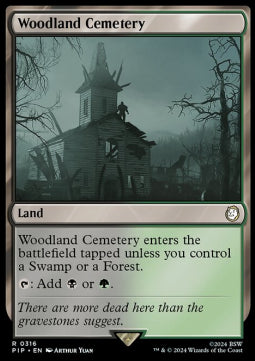 Woodland Cemetery PIP-316 Rare Excellent Englisch