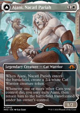 Ajani, Nacatl Pariah // Ajani, Nacatl Avenger XMH3-442 Mythic Near Mint Englisch