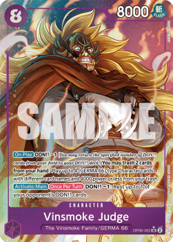 Vinsmoke Judge (OP06-062) (V.2) OP06 Alternate Art Near Mint Englisch