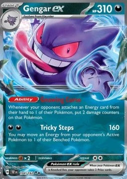 Gengar ex TEF-104 Double Rare Good Deutsch