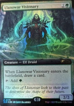 Llanowar Visionary SLD-771 Rare Near Mint Englisch Foil