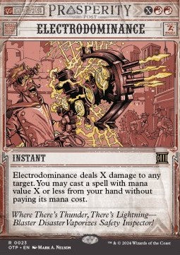 Electrodominance OTP-23 Rare Near Mint Englisch Foil