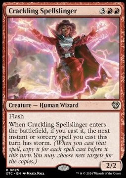 Crackling Spellslinger OTC-25 Rare Excellent Englisch