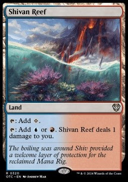 Shivan Reef OTC-320 Rare Excellent Englisch