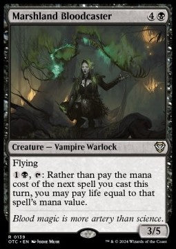 Marshland Bloodcaster OTC-139 Rare Good Englisch