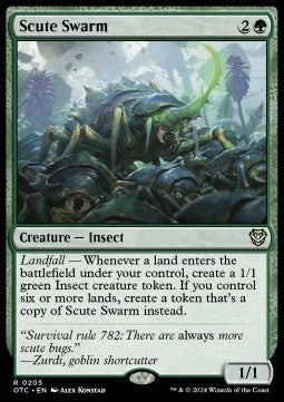 Scute Swarm OTC-205 Rare Light Played Englisch