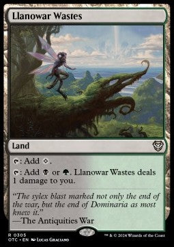 Llanowar-Ödland OTC-305 Rare Excellent Deutsch