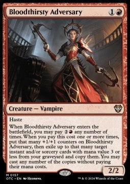 Bloodthirsty Adversary OTC-157 Mythic Near Mint Englisch