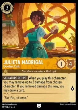 Julieta Madrigal - Exzellente Köchin 4URS-13 Uncommon Near Mint Deutsch Foil