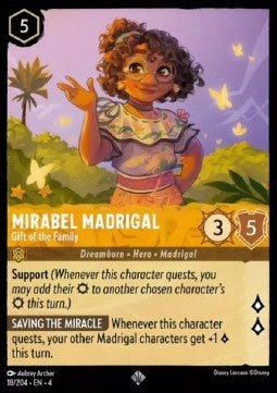 Mirabel Madrigal - Gabe der Familie 4URS-18 Super Rare Excellent Deutsch Foil