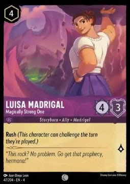 Luisa Madrigal - Magisch Stark 4URS-47 Common Near Mint Deutsch Foil
