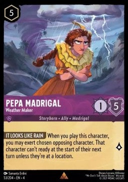 Pepa Madrigal - Wettermacherin 4URS-53 Rare Near Mint Deutsch Foil