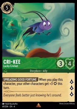 Kriki - Glücksgrille 4URS-69 Rare Near Mint Deutsch Foil