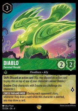 Diablo - Ergebener Bote (V.1) 4URS-70 Legendary Near Mint Deutsch Foil