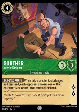 Gunther - Innenarchitekt 4URS-72 Common Near Mint Deutsch Foil