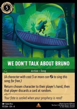 We Don't Talk About Bruno 4URS-97 Rare Excellent Englisch