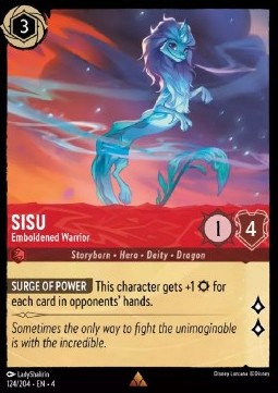 Sisu - Mutige Kriegerin 4URS-124 Rare Near Mint Deutsch Foil