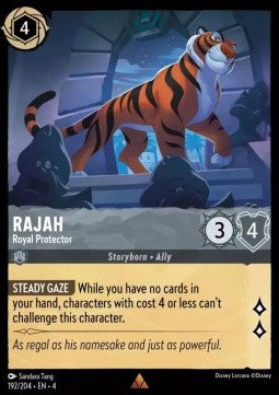 Rajah - Royal Protector 4URS-192 Rare Excellent Englisch