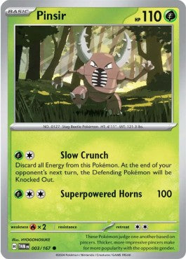 Pinsir TWM-003 Common Near Mint Deutsch