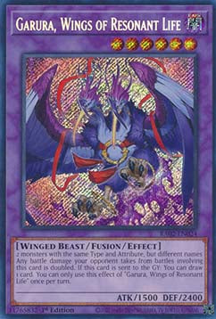 Garura, Flügel des nachklingenden Lebens RA02-DE024 Secret Rare Excellent Deutsch 1. Auflage