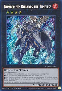Nummer 60: Dugares der Zeitlose RA02-DE037 Secret Rare Near Mint Deutsch 1. Auflage