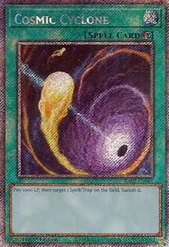 Kosmoszyklon (V.4) RA02-061 Platinum Secret Rare Excellent Deutsch 1. Auflage