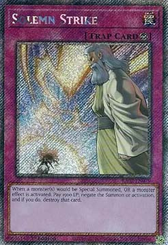 Feierlicher Schlag (V.4) RA02-079 Platinum Secret Rare Excellent Deutsch 1. Auflage