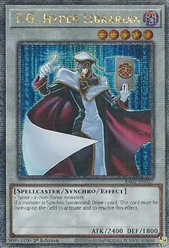 T.G. Hyperbibliothekar RA02-DE027 Quarter Century Secret Rare Near Mint Deutsch 1. Auflage