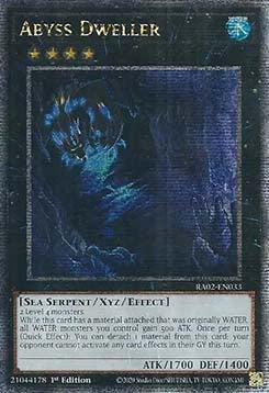 Abyss-Bewohner (V.5) RA02-033 Quarter Century Secret Rare Excellent Deutsch 1. Auflage