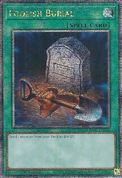 Törichtes Begräbnis RA02-DE049 Quarter Century Secret Rare Good Deutsch 1. Auflage