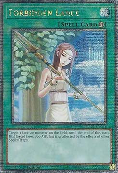 Verbotene Lanze (V.5) RA02-058 Quarter Century Secret Rare Near Mint Deutsch 1. Auflage