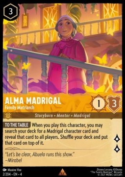 Alma Madrigal - Family Matriarch 4URS-2 Rare Excellent Englisch