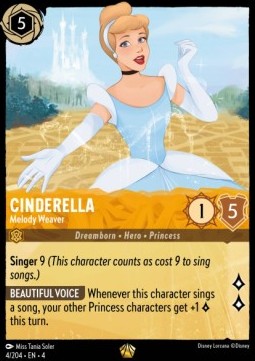 Cinderella - Melody Weaver 4URS-4 Legendary Excellent Englisch