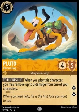 Pluto - Rettungshund 4URS-20 Common Near Mint Deutsch Foil
