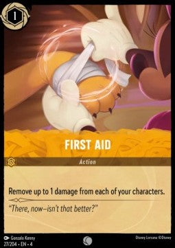 First Aid 4URS-27 Common Excellent Englisch Foil