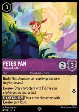 Peter Pan - Shadow Finder 4URS-54 Super Rare Near Mint Englisch