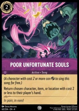 Poor Unfortunate Souls 4URS-60 Common Excellent Englisch Foil