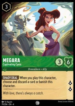 Megara - Captivating Cynic 4URS-79 Common Excellent Englisch Foil