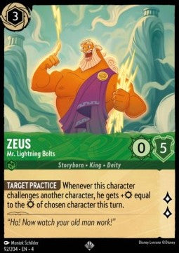 Zeus - Mr. Lightning Bolts 4URS-92 Super Rare Excellent Englisch Foil