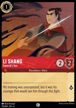Li Shang - Sohn des Generals 4URS-111 Common Near Mint Deutsch Foil