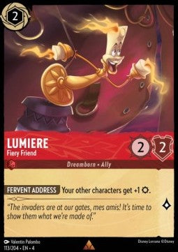 Lumiere - Fiery Friend 4URS-113 Rare Excellent Englisch