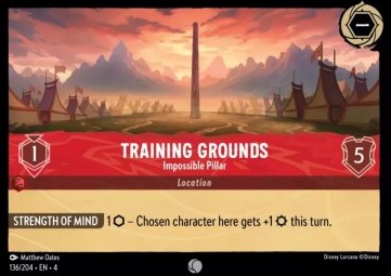 Training Grounds - Impossible Pillar 4URS-136 Common Excellent Englisch Foil